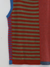 YANYAN KNITS 2025 Fall/Winter Collection: Stand-up Collar Vest (YYK-YYW25-1631-PS) - Color Block Design